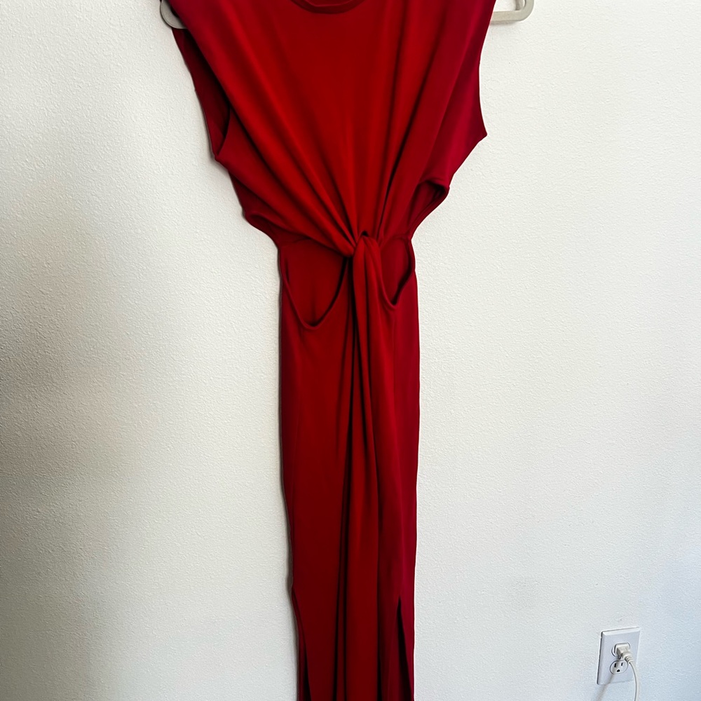 Chic Red Maxi Dress